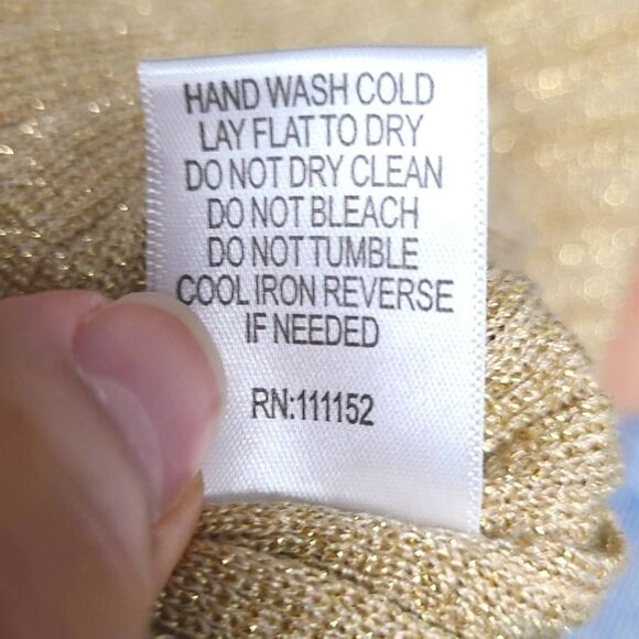 Alberto‎ Makali Sleeveless Golden Top Size XS - Picture 4 of 6